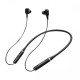 Lenovo XE66 Dual Driver Bluetooth Neckband Earphone Black